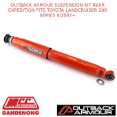 OUTBACK ARMOUR SUSPENSION KIT REAR EXPD FITS TOYOTA LANDCRUISER 200S 9/2007+
